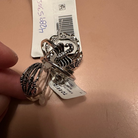 Torrid Silver Gothic Ring Set NWT - Picture 9 of 9